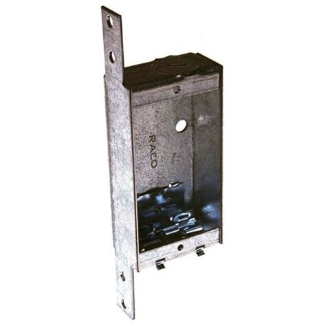 shallow 1 gang metal box|switch mounted in shallow box.